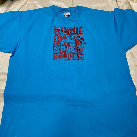 Disney Minnie Mouse Cotton S/S Tee T-Shirt XXL - Picture 1 of 3